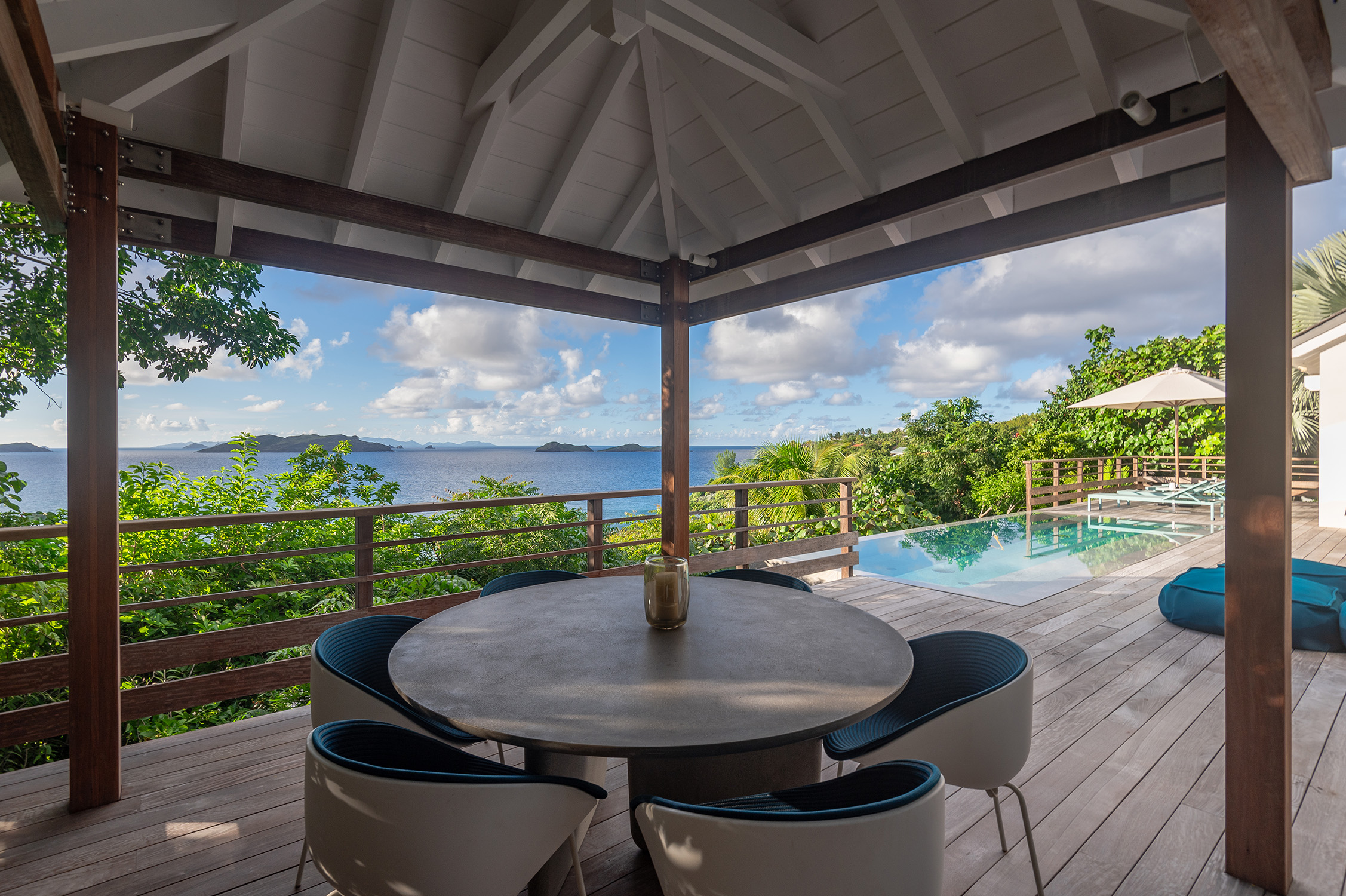 Contemporary 3-Bedroom Villa in Pointe-Milou, St Barts with Ocean Views