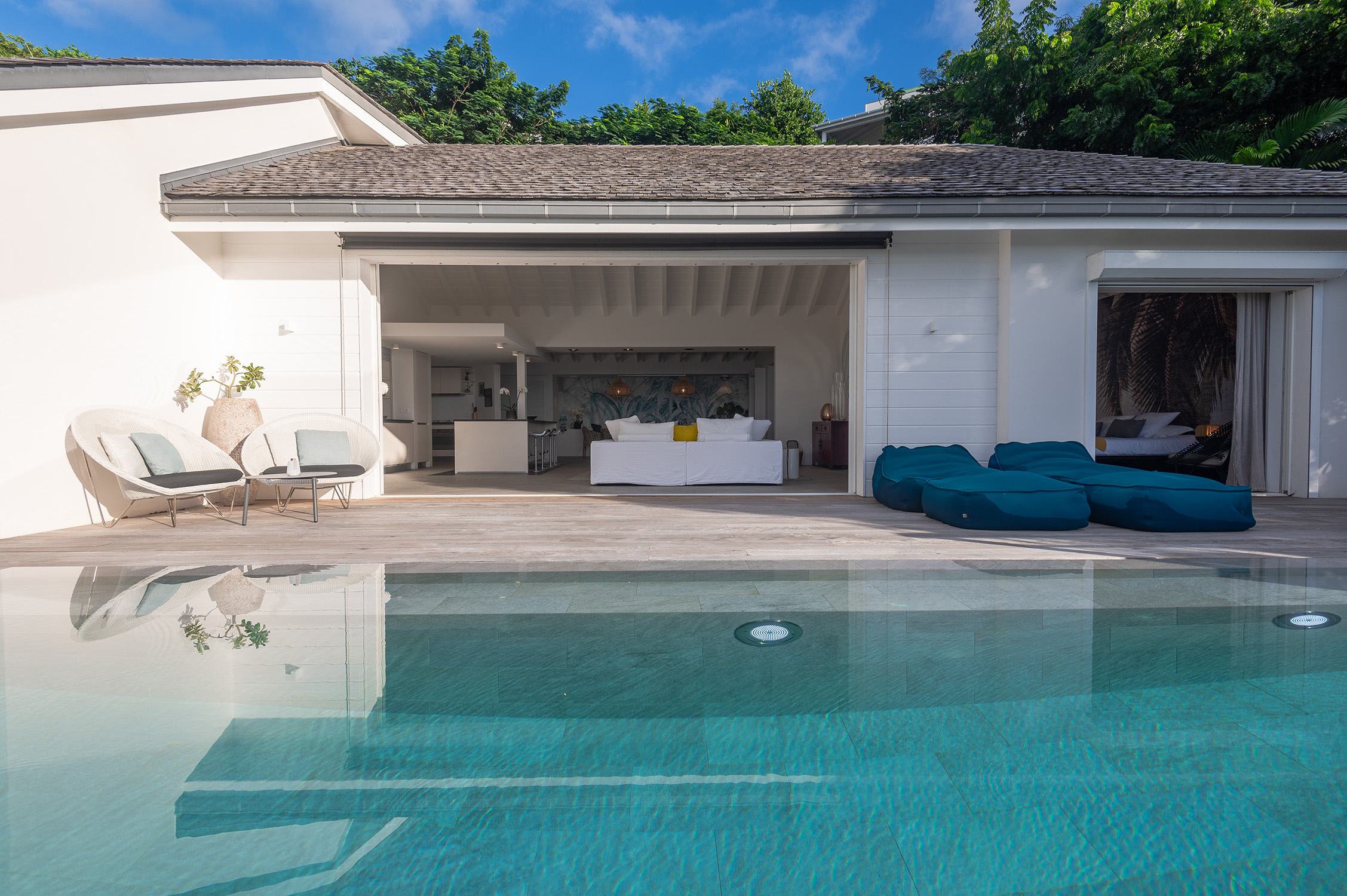 Contemporary 3-Bedroom Villa in Pointe-Milou, St Barts with Ocean Views