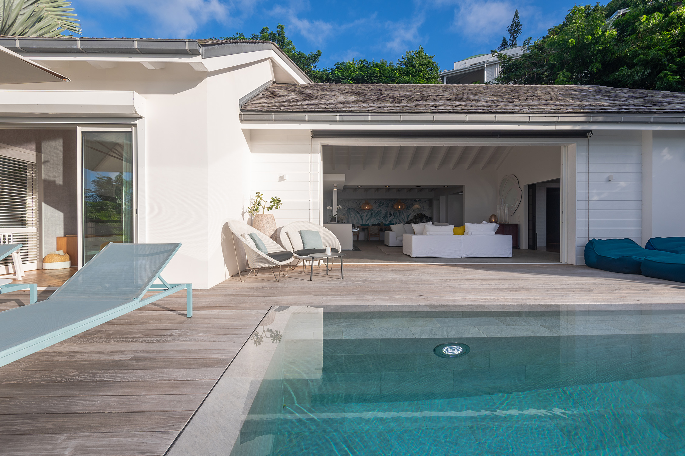 Contemporary 3-Bedroom Villa in Pointe-Milou, St Barts with Ocean Views