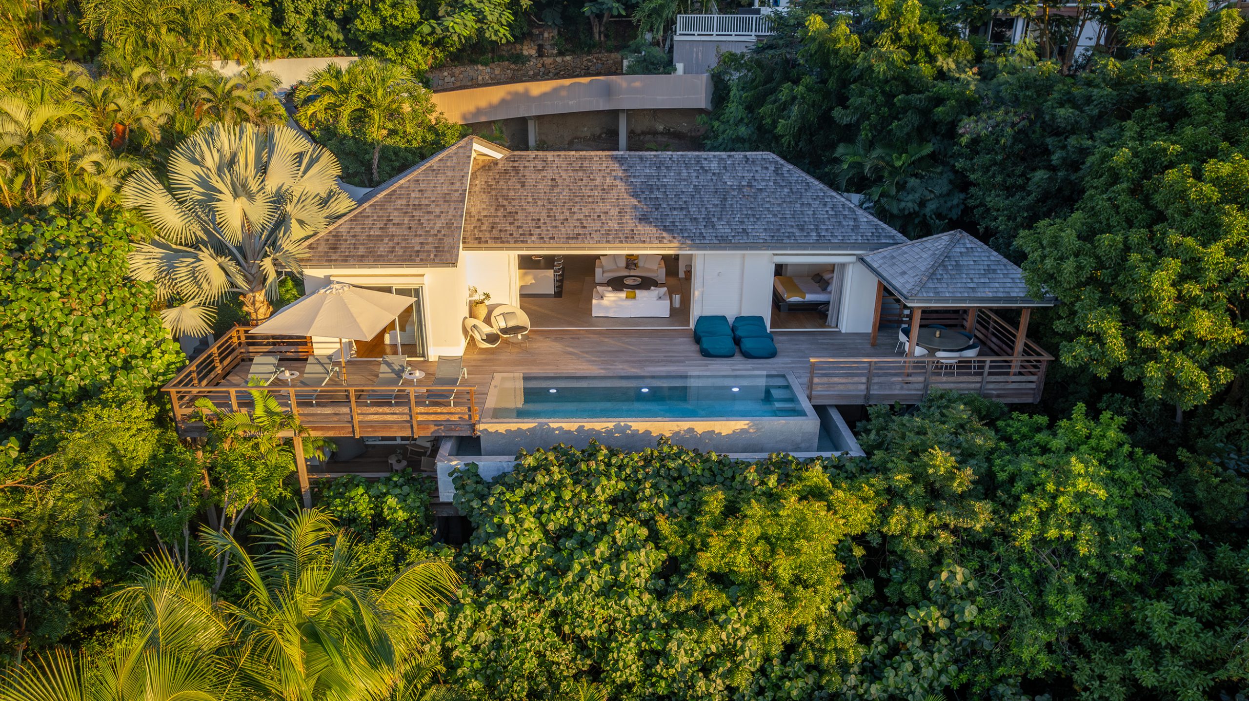 Contemporary 3-Bedroom Villa in Pointe-Milou, St Barts with Ocean Views