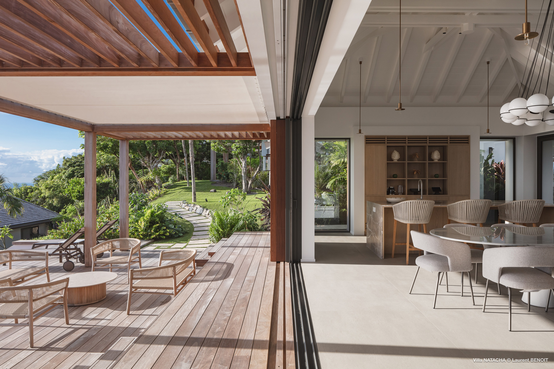 Villa Natacha – Spacious 5-Bedroom Family Villa Rental in St. Barts with Sea Views