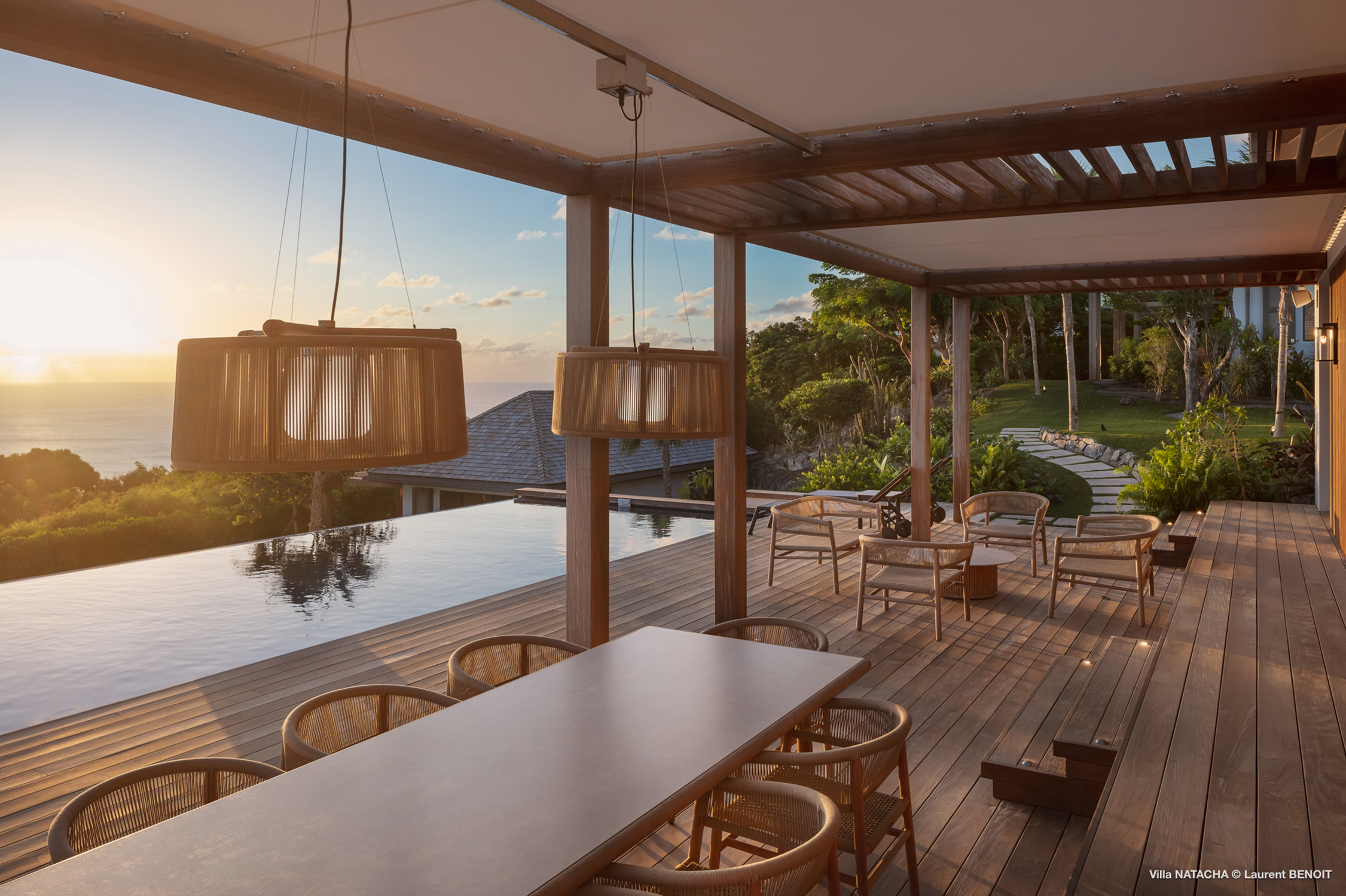 Villa Natacha – Spacious 5-Bedroom Family Villa Rental in St. Barts with Sea Views