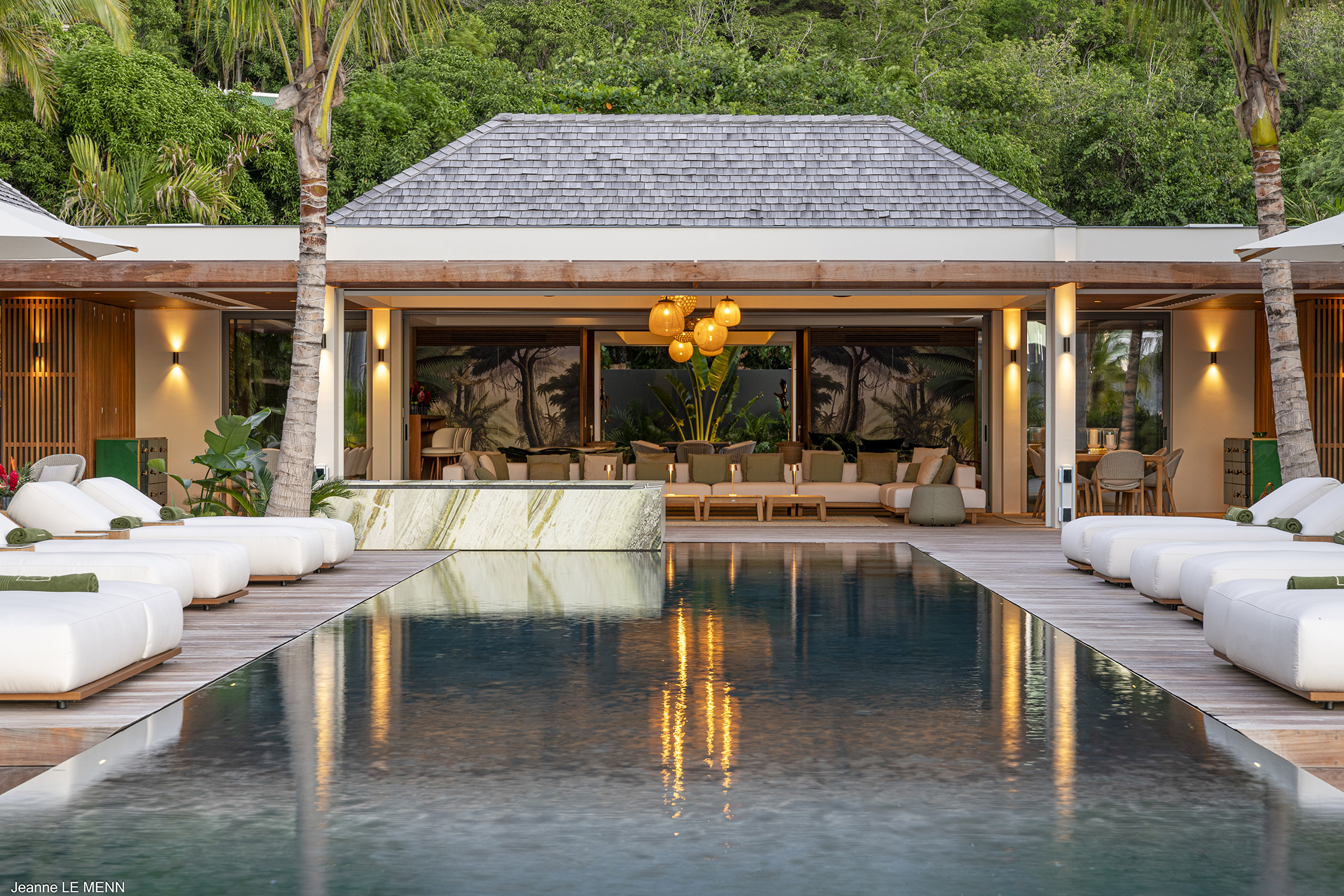 Villa Palm Beach, a beachfront luxury villa rental in Lorient, St Barth.