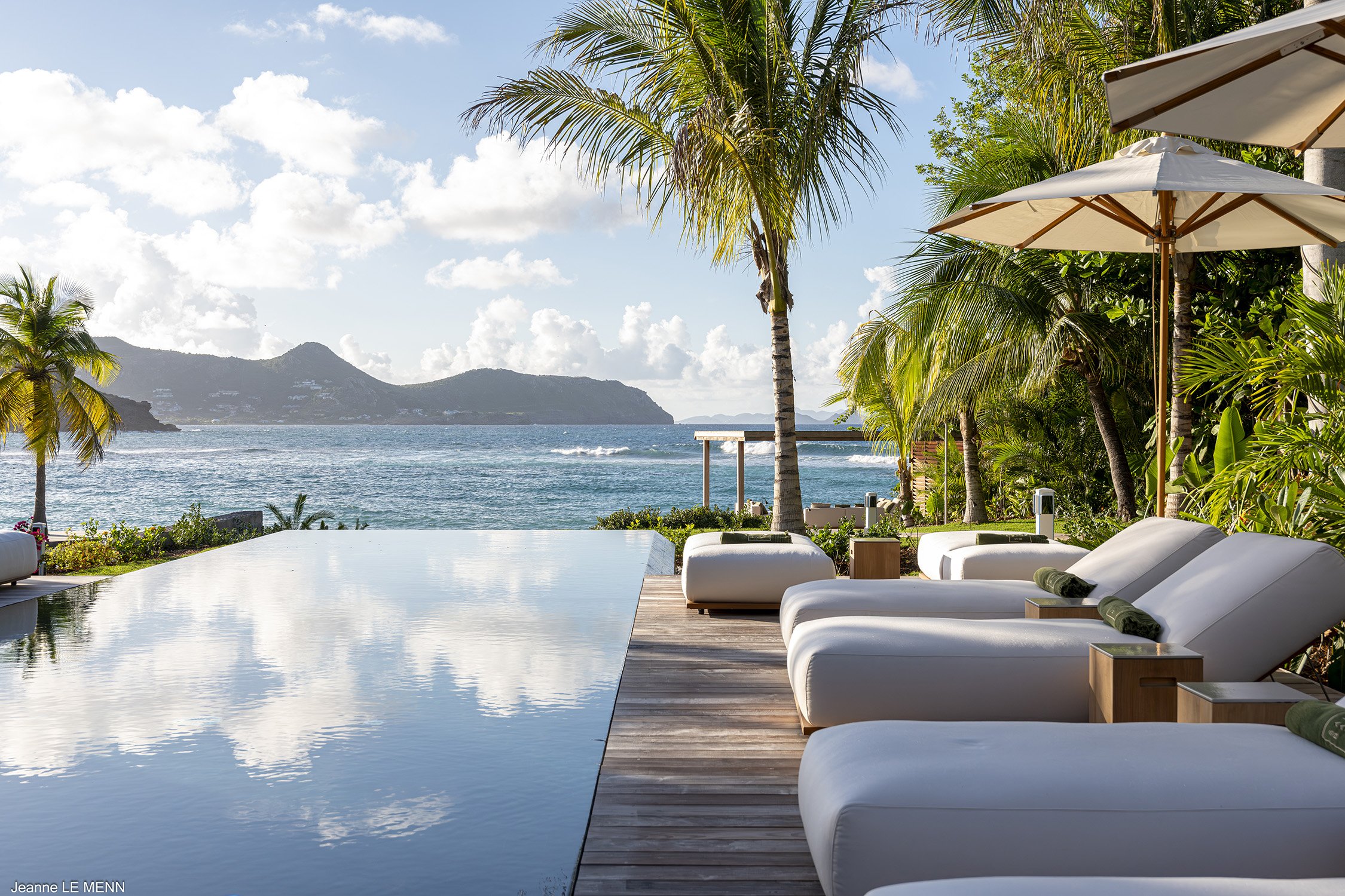 Villa Palm Beach, a beachfront luxury villa rental in Lorient, St Barth.