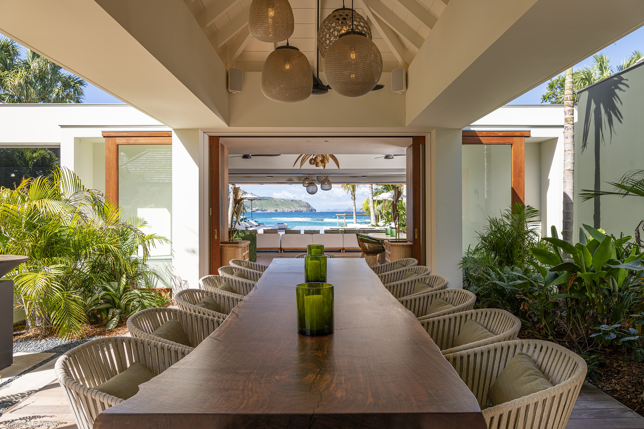 Villa Palm Beach, a beachfront luxury villa rental in Lorient, St Barth.