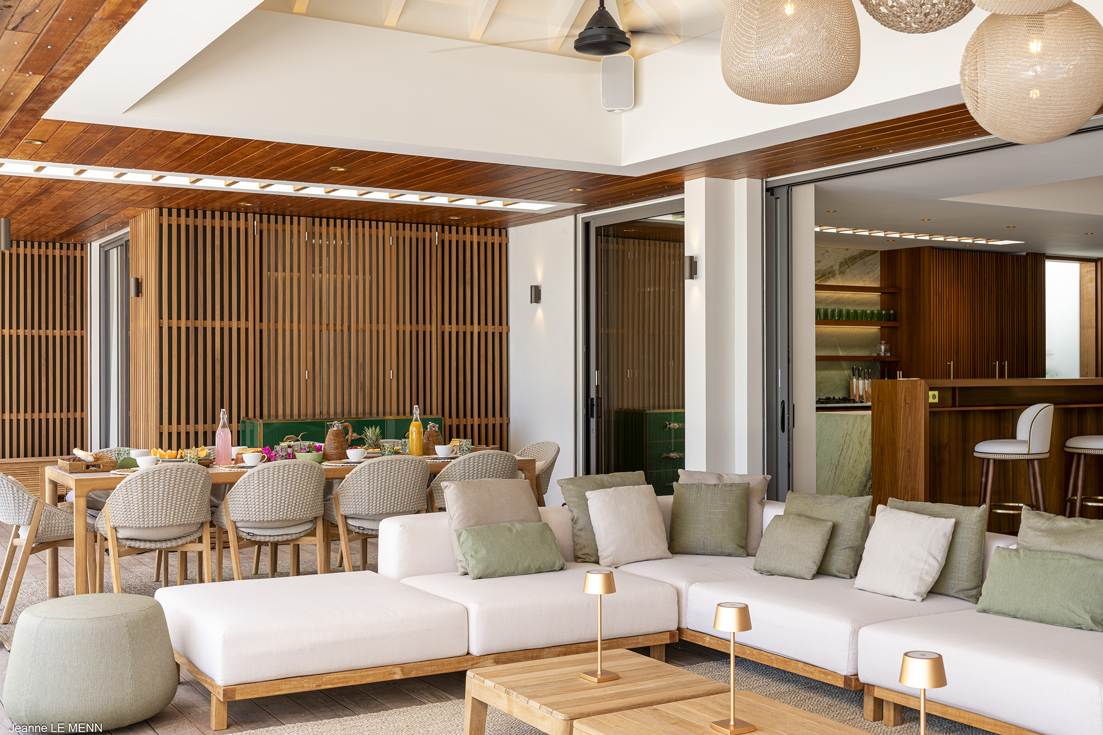 Villa Palm Beach, a beachfront luxury villa rental in Lorient, St Barth.