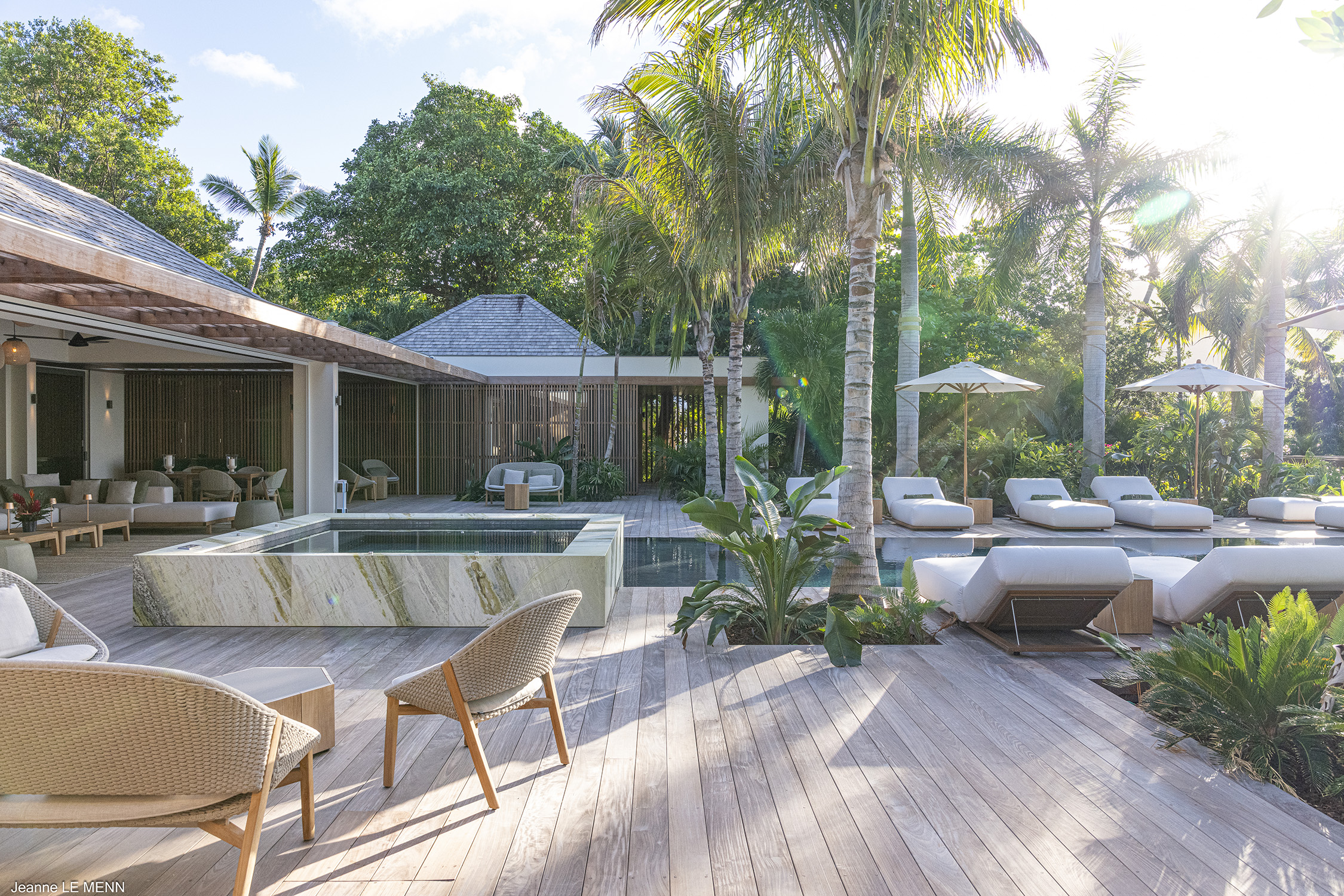 Villa Palm Beach, a beachfront luxury villa rental in Lorient, St Barth.