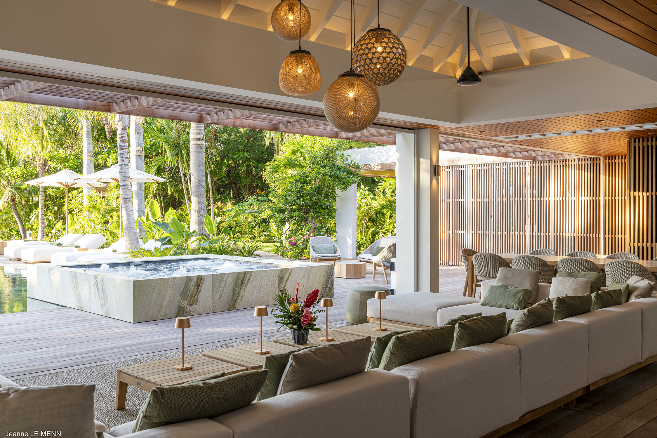 Villa Palm Beach, a beachfront luxury villa rental in Lorient, St Barth.