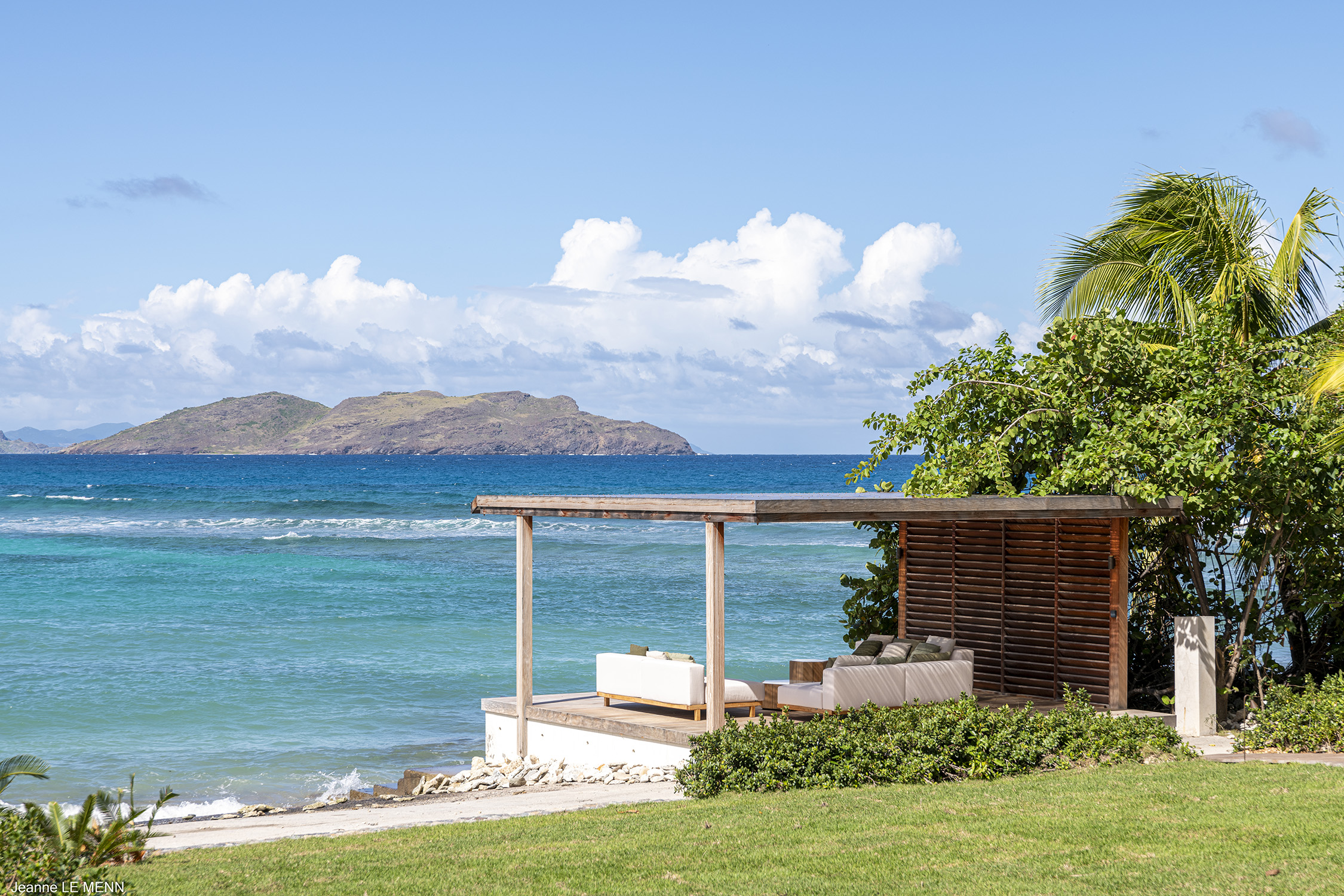 Villa Palm Beach, a beachfront luxury villa rental in Lorient, St Barth.
