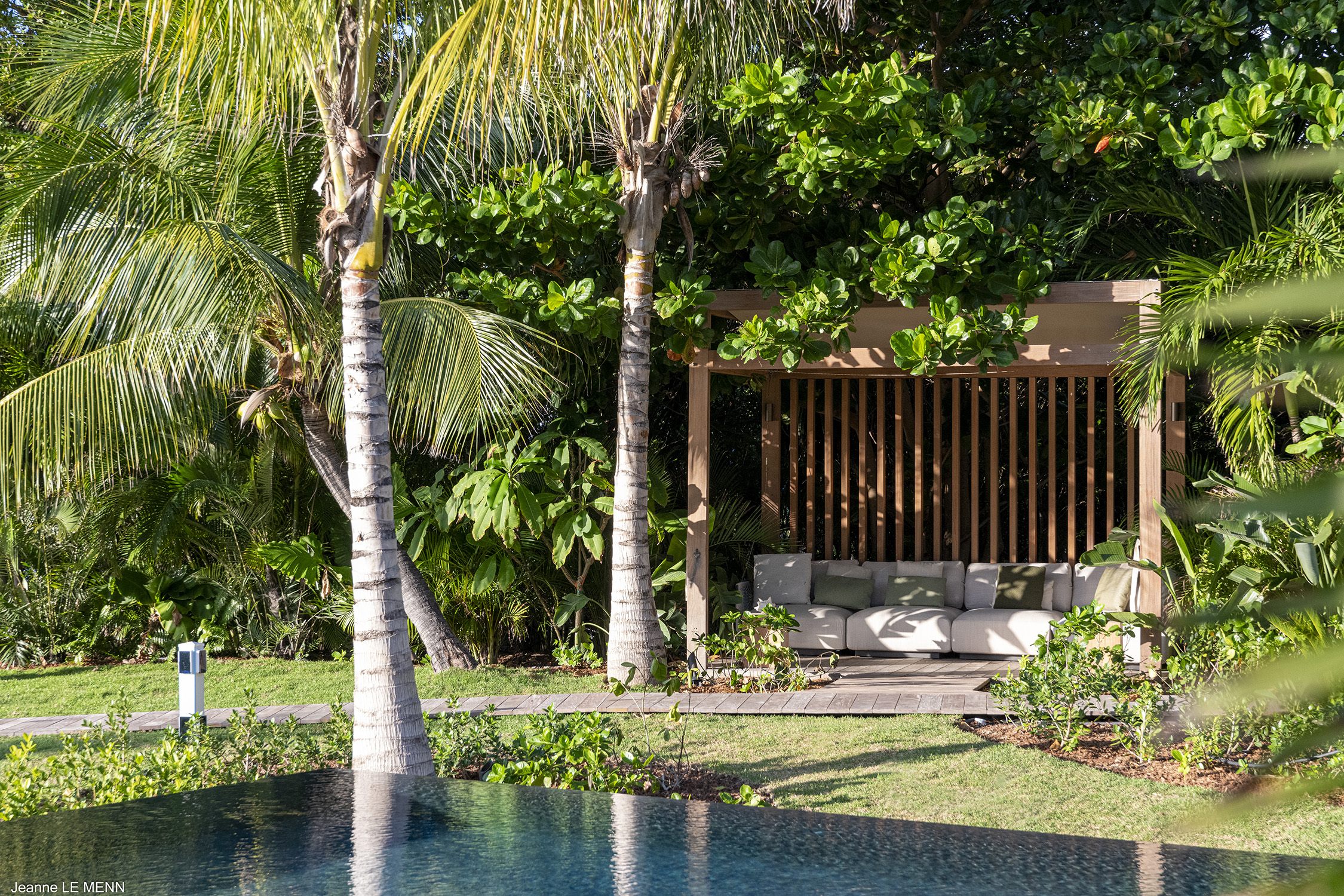 Villa Palm Beach, a beachfront luxury villa rental in Lorient, St Barth.