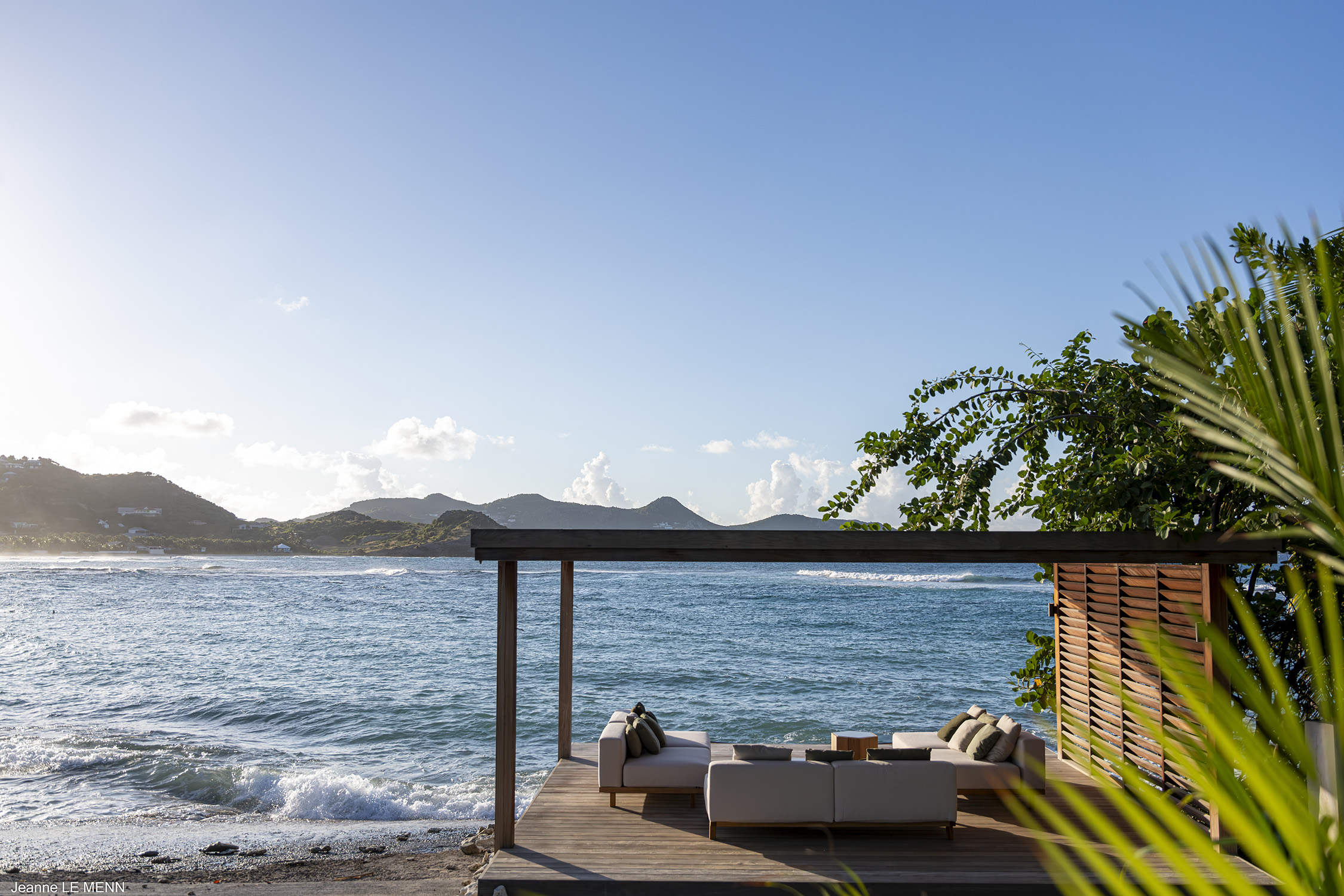 Villa Palm Beach, a beachfront luxury villa rental in Lorient, St Barth.