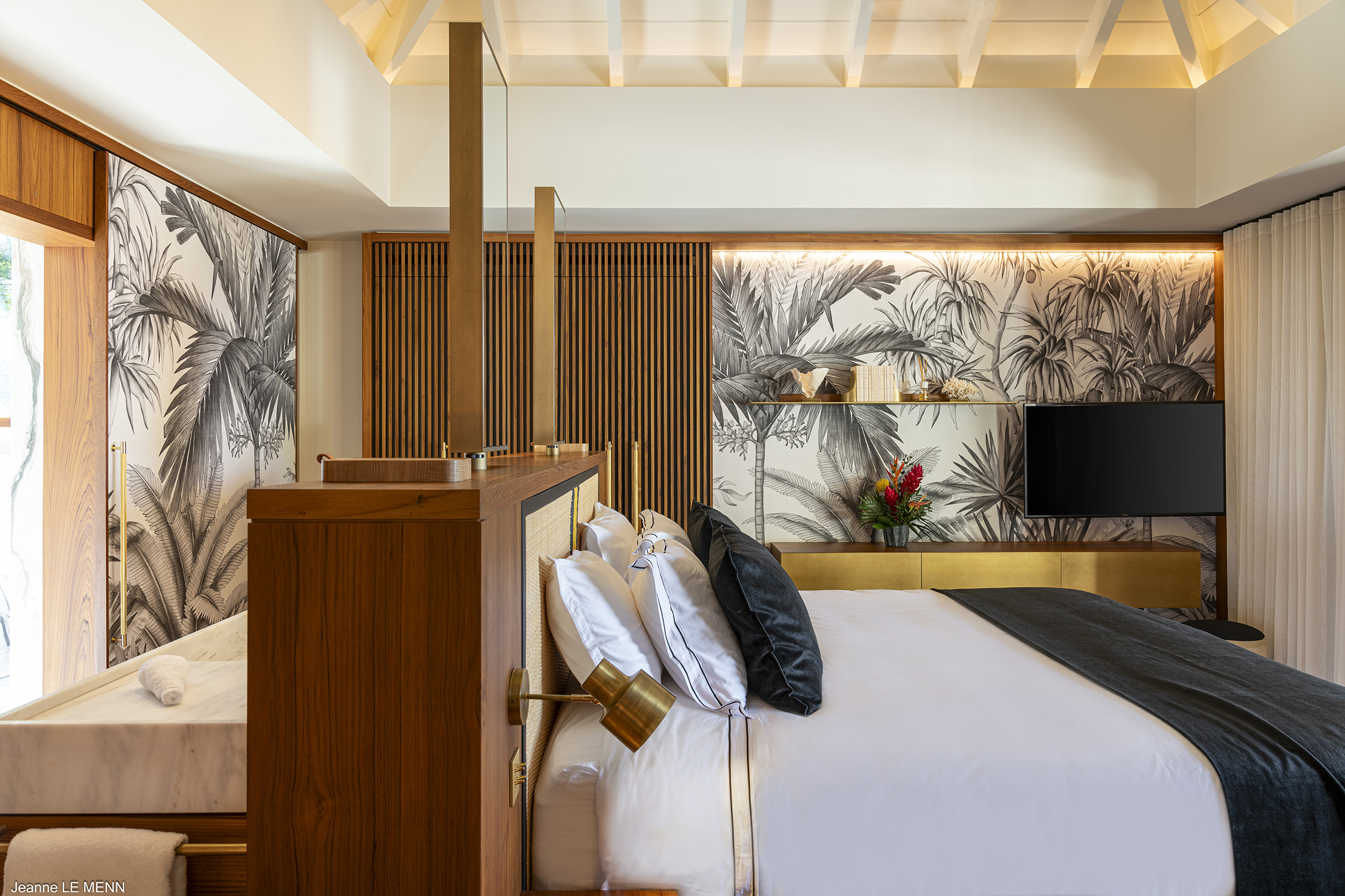 Villa Palm Beach, a beachfront luxury villa rental in Lorient, St Barth.