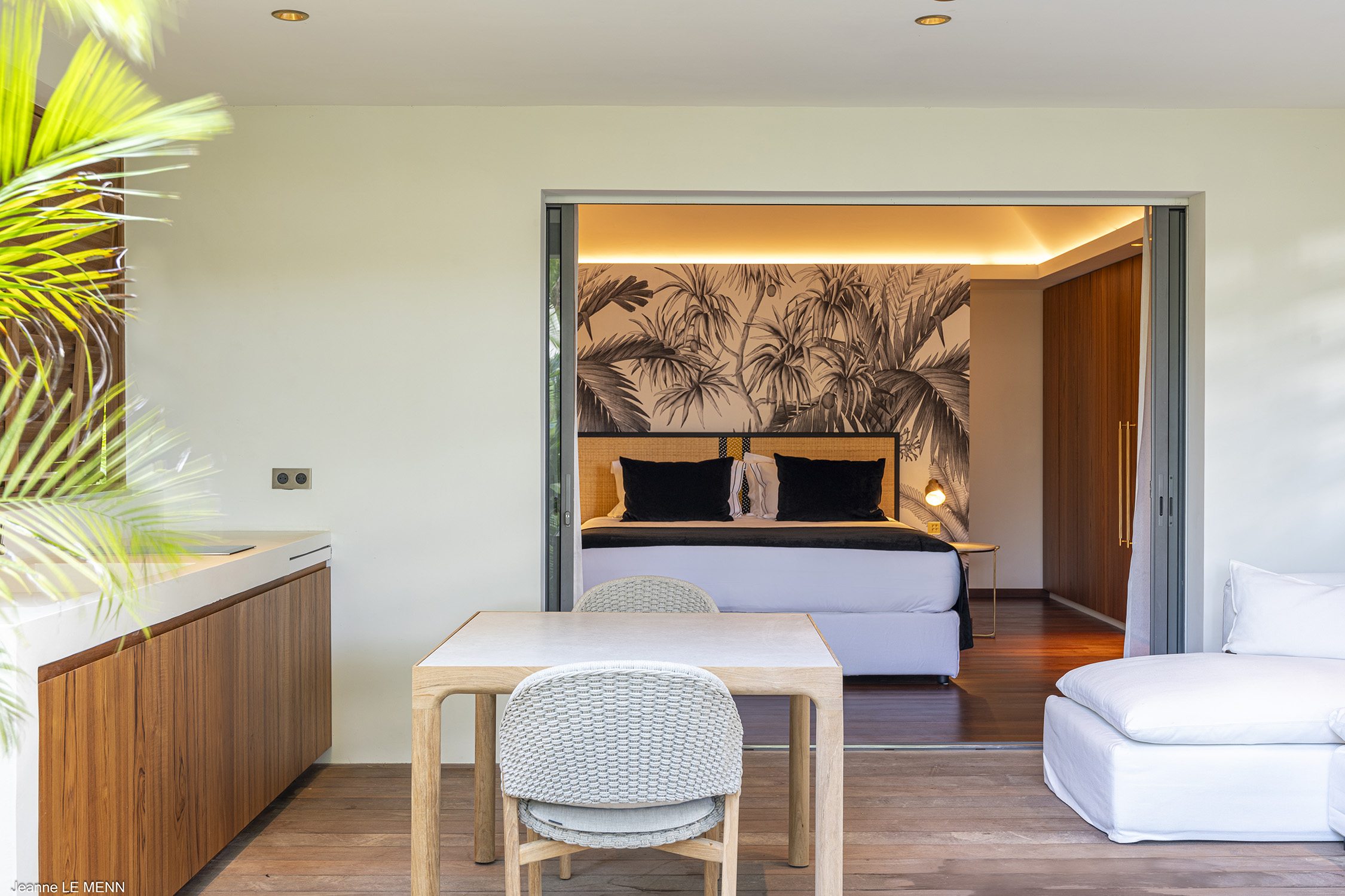 Villa Palm Beach, a beachfront luxury villa rental in Lorient, St Barth.