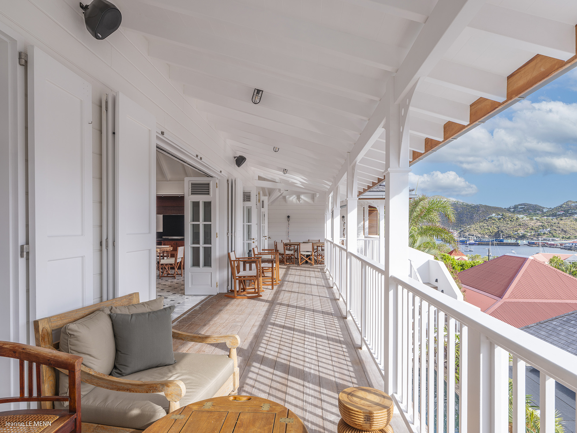 Gustavia 4-Bedroom Villa Rental – Creole-Style Townhouse with Pool & Harbor Views