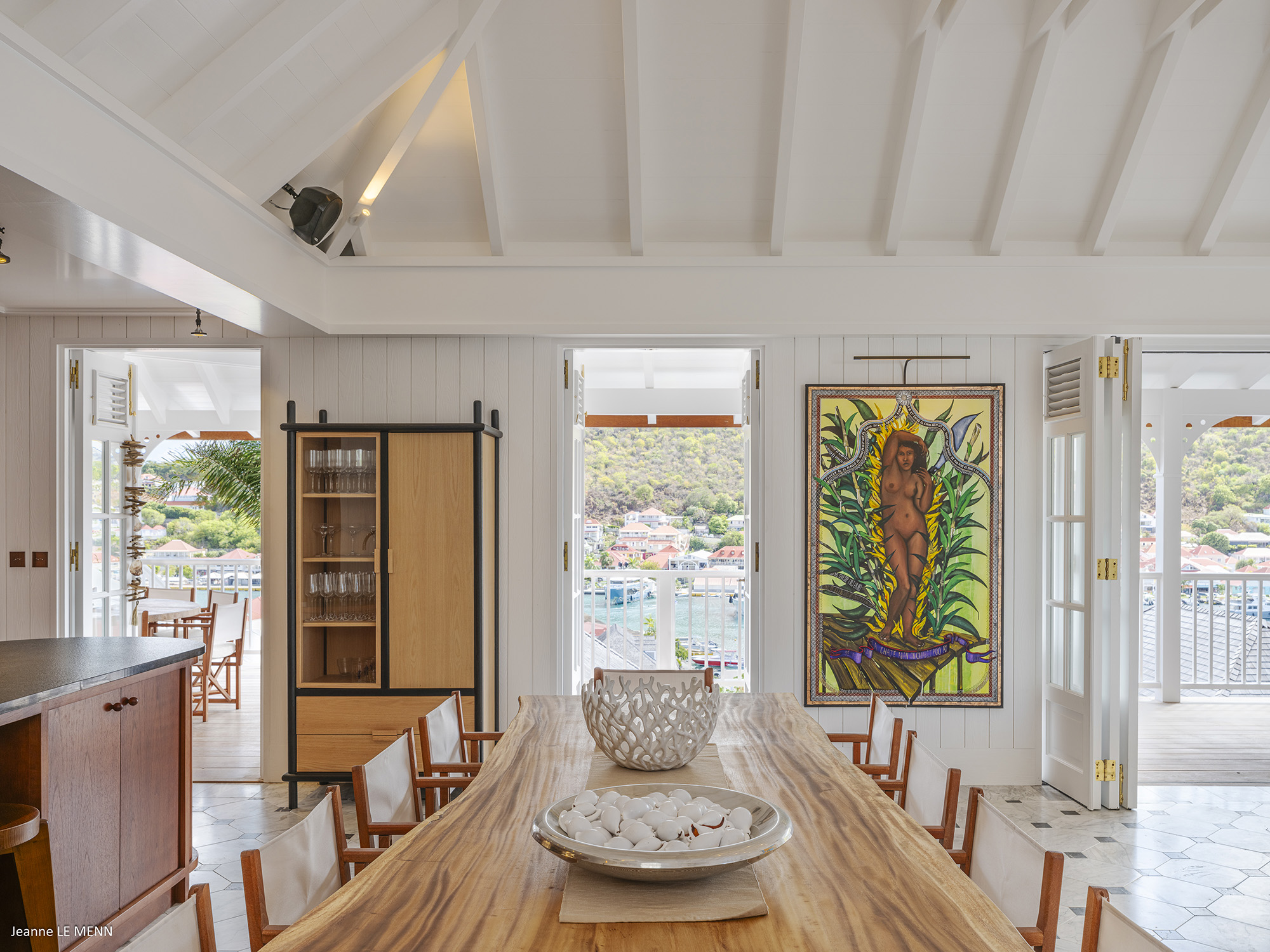 Gustavia 4-Bedroom Villa Rental – Creole-Style Townhouse with Pool & Harbor Views