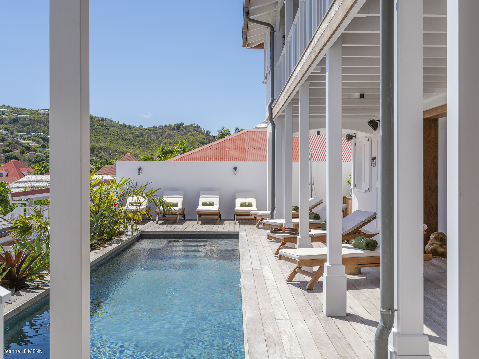 Gustavia 4-Bedroom Villa Rental – Creole-Style Townhouse with Pool & Harbor Views